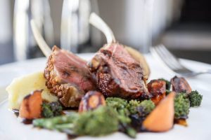 Welsh-Lamb-Rack-Slow-Roasted Breast Rosemary and Garlic Pomme Puree-Blas Restaurant