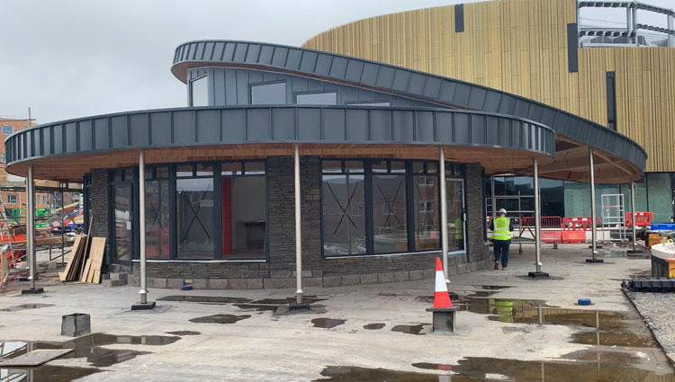 Swansea Coastal park restaurant construction nears completion